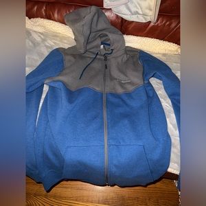 M Columbia jacket blue and gray